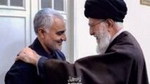 پیام واضح آیت الله خامنه‌ای به داعش و آمریکا در فیلم سایت سردار قاسم سلیمانی