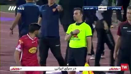 گل اول شهرخودرو به پرسپولیس توسط محمدابراهیم رضازاده/فیلم
