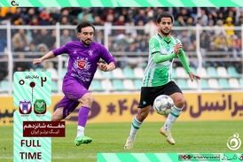 خلاصه بازی خیبرخرم‌آباد 2 - هوادار 0