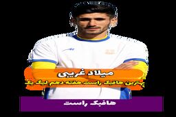 اختصاصی/میلادغریبی ؛ بهترین هافبک راست هفته دهم لیگ یک/فیلم