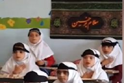 نوحه‌خوانی زیبای دختربچه در روستای 