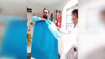 ویدئوی جالب از آماده‌شدن یک پرستار برای رفتن به قرنطینه کرونا