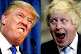 سی‌ان‌ان هم به موهای بوریس جانسون و ترامپ گیر داد!