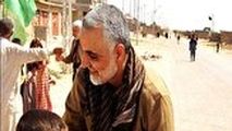 برآورده شدن آرزوی دختر شهید مدافع حرم توسط شهید سلیمانی 