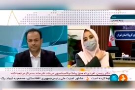 مجری صدا وسیما عصبانی شد: حجابم جلوتر نمی‌آید!
