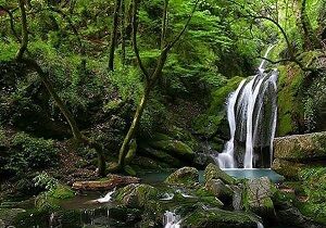 آبشار زیبای "پشمکی" در شهرستان رامیان