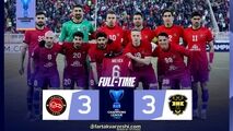 خلاصه بازی تراکتور 3 - الخالدیه 3