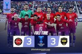 خلاصه بازی تراکتور 3 - الخالدیه 3