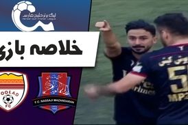 خلاصه بازی نساجی مازندران 1 - فولاد خوزستان 0