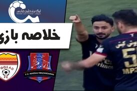 خلاصه بازی نساجی مازندران 1 - فولاد خوزستان 0