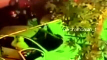 صحنه چاقو خوردن هانی کرده لات معروف تهران توسط دو موتور سوار