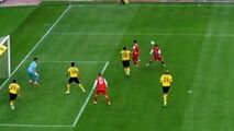 گل دوم پرسپولیس به سپاهان توسط احمدزاده