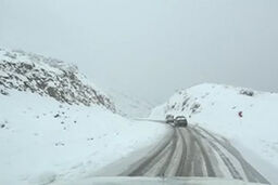 بارش برف و باران در استان خوزستان