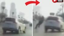 ویدئوی تصادف عجیبی که خبرساز شد!
