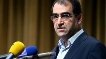 تابوت شهدای حادثه تروریستی اهواز بر شانه وزیر بهداشت!