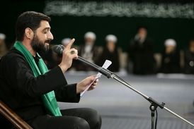 اشک‌های رهبر انقلاب پس از شنیدن مداحی آذری سید مجید بنی فاطمه