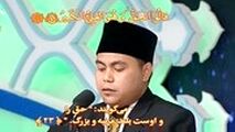 تلاوت گوش‌نواز برترین قاری مسابقات قرآن کریم در حضور رهبر انقلاب