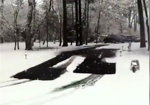 ایده‌ای عالی برای پاکسازی سریع خیابان‌ها هنگام بارش برف