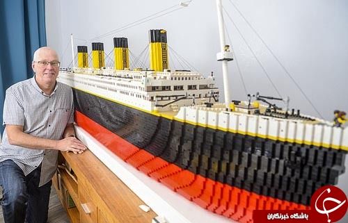 اشتیاق کودکانه پدربزرگ برای بازی با لِگو