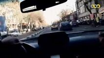 تعقیب و گریز پلیس با سارق خودرو در تهران