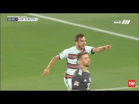 گل اول پرتغال به اسپانیا (ریکاردو هورتا)