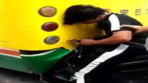 مرگ عجیب راننده موتور پس از تصادف!