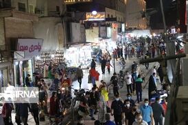 شلوغی بازار بندرعباس در روزهای کرونایی