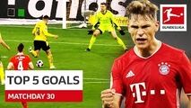 5 گل برتر هفته 30 بوندسلیگا