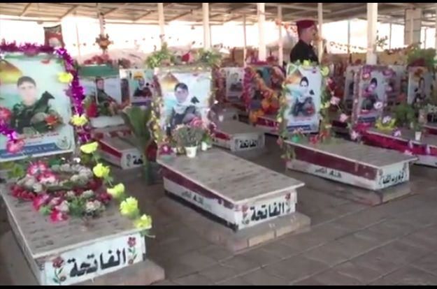 اولین جشن پیروزی بر داعش در «مقبرة الشهداء» نجف ‌اشرف