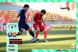 خلاصه بازی فولاد 2 - ملوان 1
