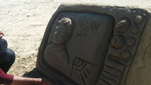 ساخت مجسمه‌های زیبا از شن و ماسه در رفسنجان