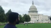 مداحى شنیدنی یک ایرانی مقابل کنگره ایالات متحده آمریکا 