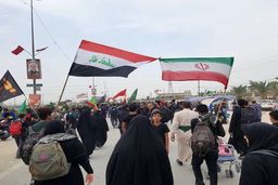 نوحه خوانی عراقی‌ها برای دعوت از ایرانی‌ها در اربعین!