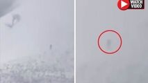 رویت موجود آدم نمای عجیب در کوهستان!