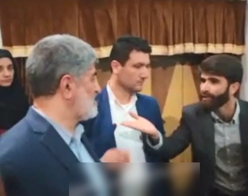 درگیری لفظی شدید یک منتقد با علی مطهری!