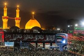 دریاچه‌ای از طلا/ ویدئویی زیبا از مسیر پیاده‌روی اربعین از ارتفاع 6 هزار متری !