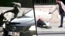 صحنه وحشتناک قتل در خیابان در روز روشن