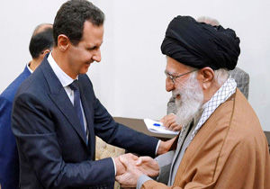 لحظه ابتدایی دیدار بشار اسد با رهبر انقلاب