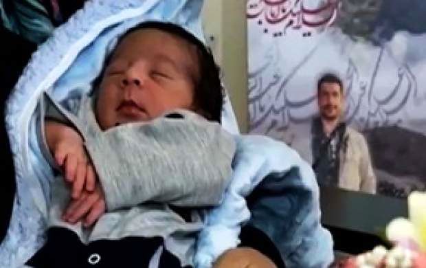 کوچک‌ترین سربازحاج قاسم به دنیا آمد