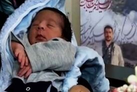 کوچک‌ترین سربازحاج قاسم به دنیا آمد