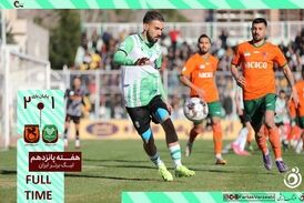 خلاصه بازی خیبر خرم آباد 1 - مس رفسنجان 2