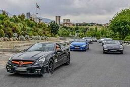 رژه بچه پولدارهای تهران با خودروهای میلیاردی