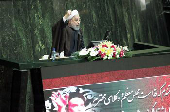 اتحاد مجلس و دولت از نظر روحانی!