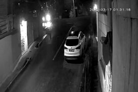 تصادف وحشتناک خودروی حمل زباله در نیاوران