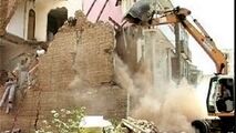 عاقبت تخریب غیر اصولی با بیل مکانیکی