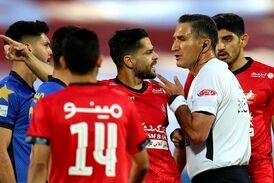 فیلم/ پایان تلخ دربی 95/ زد و خورد بازیکنان در دقیقه 95