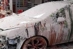 فاجعه‌ای که راننده ایرلندی در فروشگاه رنگ به بار آورد