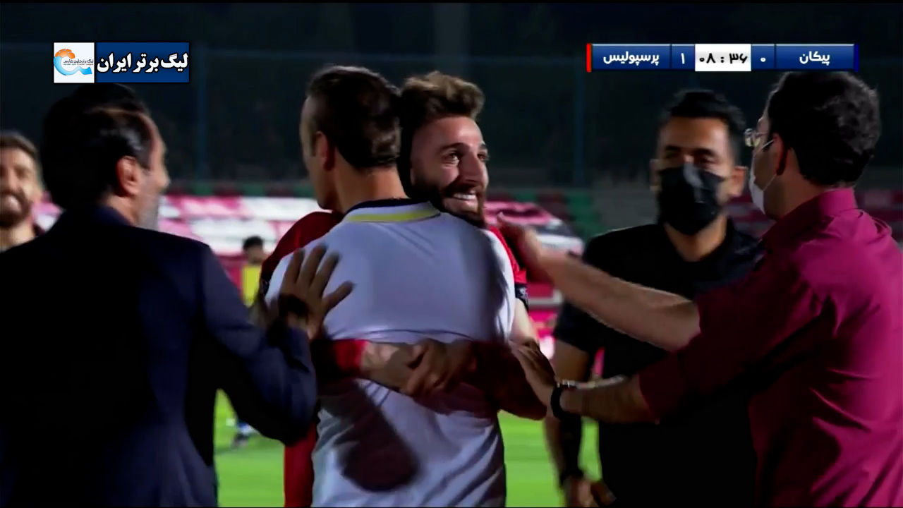 گل اول پرسپولیس به پیکان توسط عبدی
