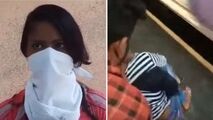 خوش شانسی محض دختر نوجوان در سقوط از قطار تندرو!
