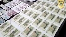 این اسکناس‌ ها جعلی و کشف پلیس آگاهی تهران است!